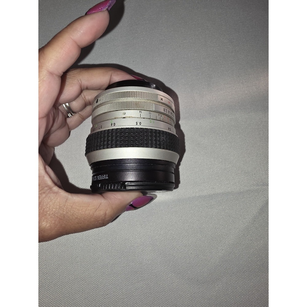 Hanimex Automatic 28mm f/2.8 Wide Angle Lens‎ w/ Tiffen 52mm Skylight Filter-Vtg - Picture 5 of 12